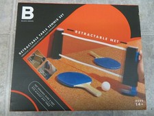 Retractable Ping Pong Table Tennis Set The Black Series