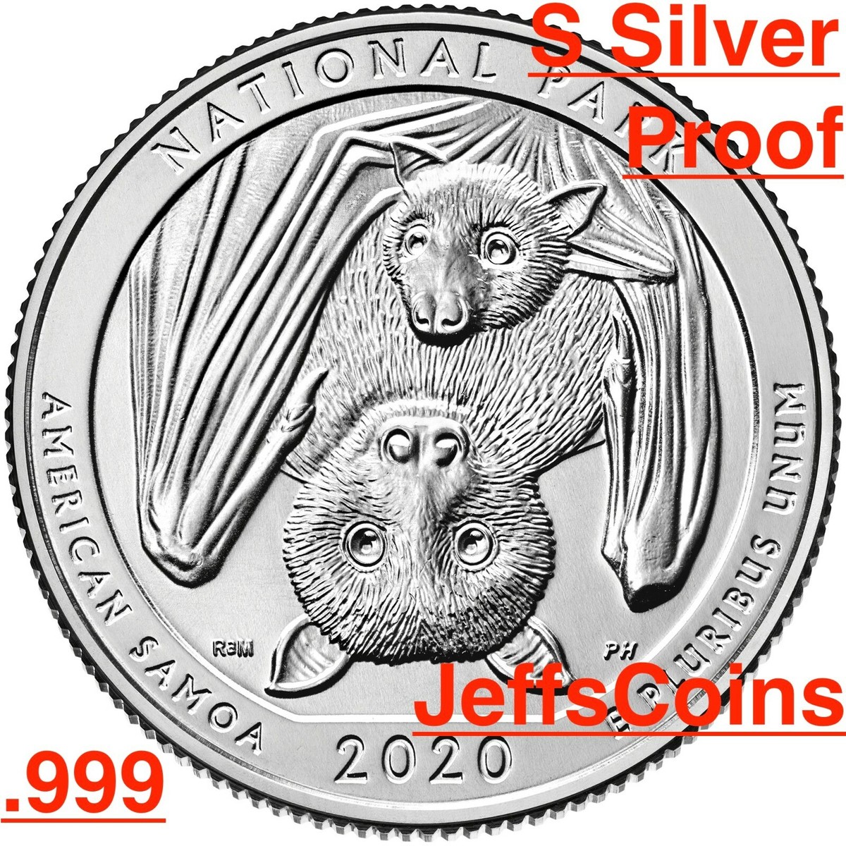 2020 S National Park of American Samoa 999 SILVER PROOF