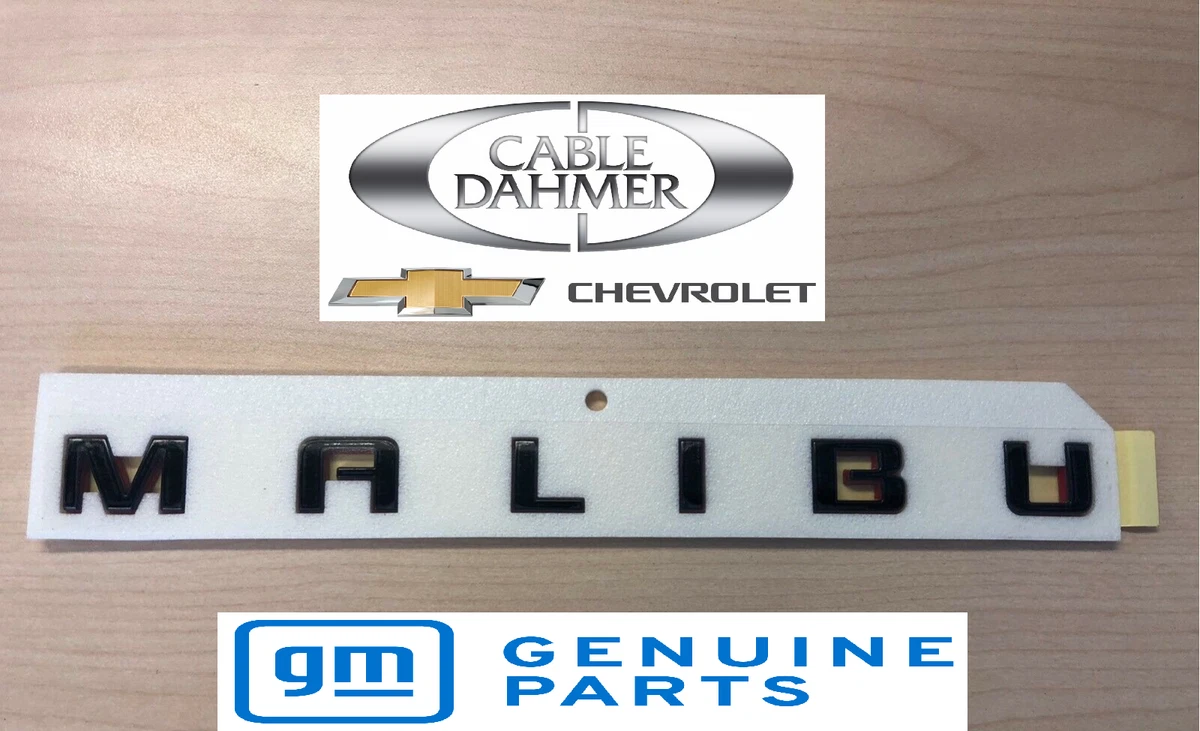 NEW Chevrolet Malibu OEM Factory Redline Door Emblem 84766998 | eBay