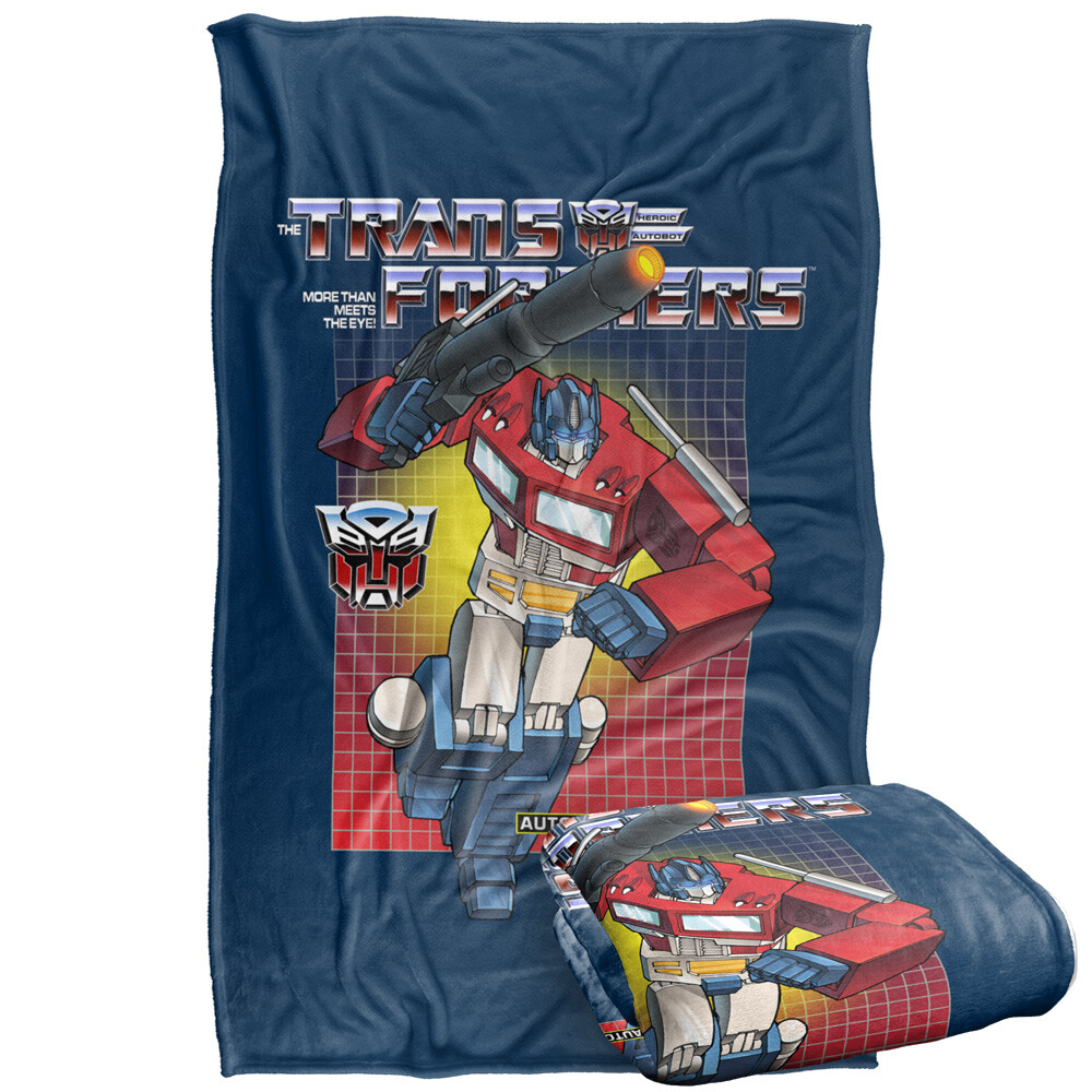 Transformers OptimUS Prime Silky Touch Super Soft Throw Blanket