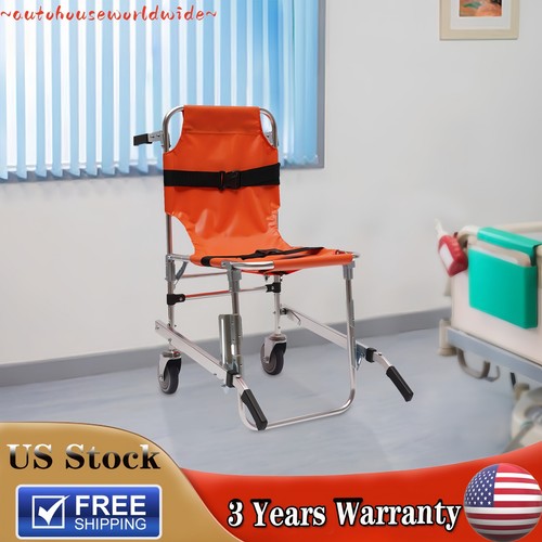 Foldable Stair Chair Portable Climbing Wheelchair Stair Chair Load 159kg/350.5lb - Afbeelding 6 van 12