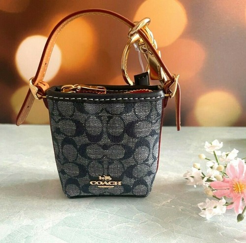 Coach Chambray Denim Mini Val Duffle 