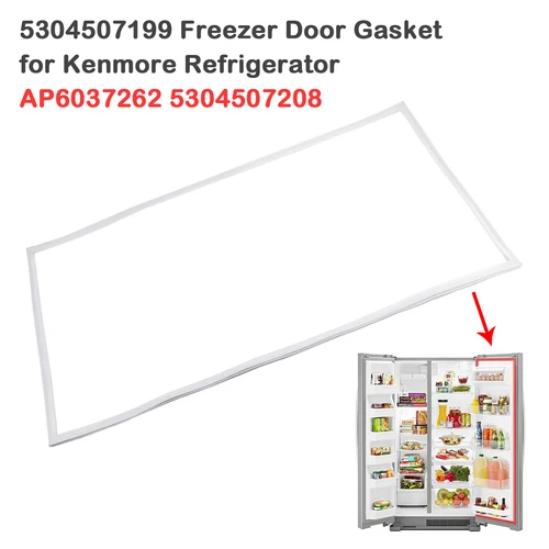 5304507199 Freezer Door Gasket for Kenmore Refrigerator AP6037262 5304507208