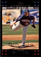 2007 Topps Carlos Silva . Minnesota Twins #91