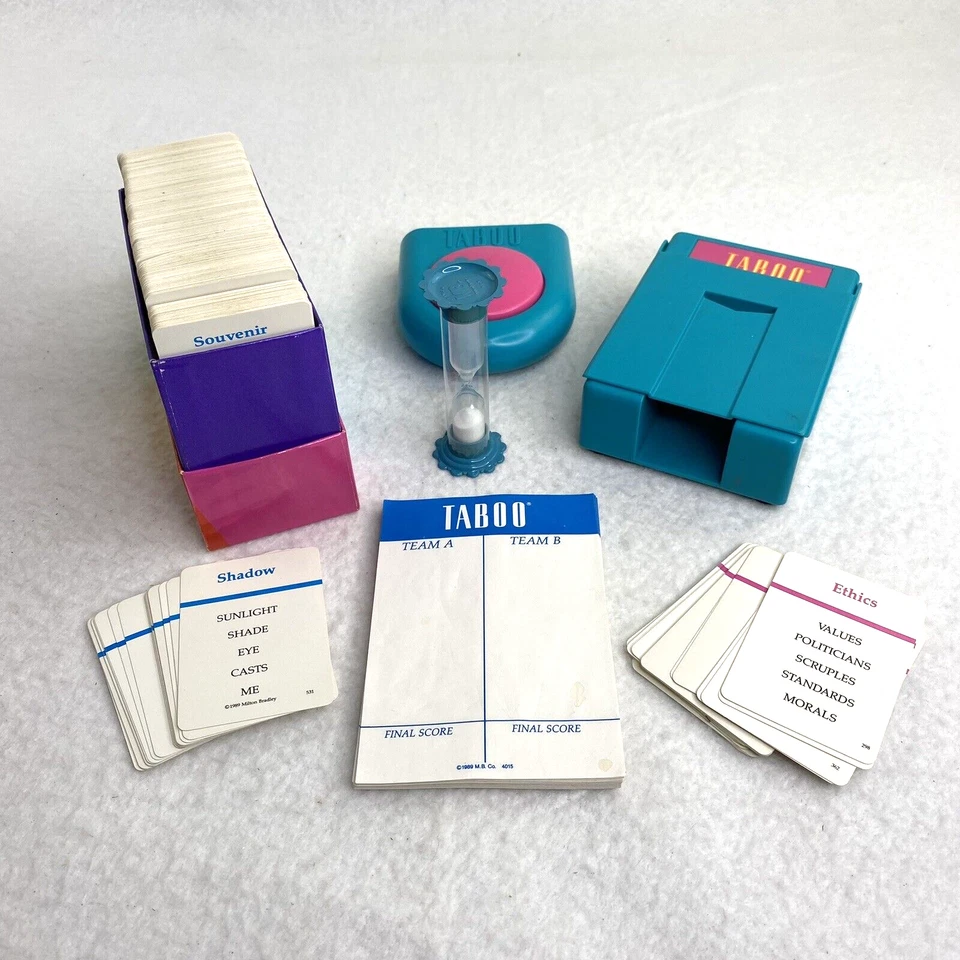 Vintage 1989 TABOO Board Game Milton Bradley "The Game of Unspeakable Fun!" - Image 2 of 4