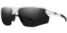Smith Optics Resolve White Wrap Semi-Rimless ChromaPop Sunglasses 204926VK6701C