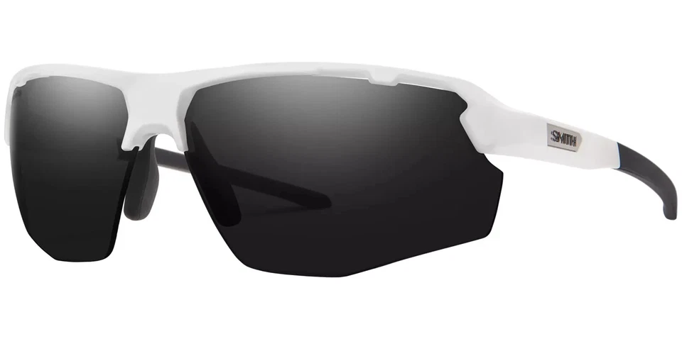 Gafas de sol Smith Optics Resolve blancas envolventes semi-sin montura ChromaPop 204926VK6701C