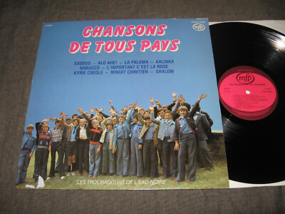 MFP ed1 BELGIAN-ONLY Les Troubadours de l'Eau Noire boys' choir: Folk songs RARE