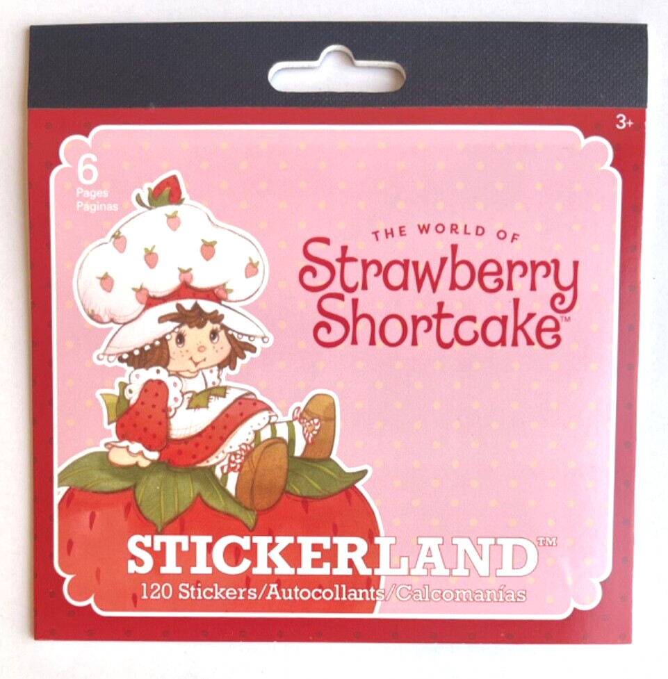 Sandylion Strawberry Shortcake Retro Wildbrain Sticker Book Pad  VTG Style