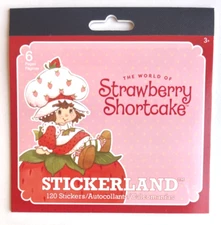Sandylion Strawberry Shortcake Retro Wildbrain Sticker Book Pad  VTG Style
