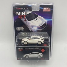 Mini Gt #10 1:64 2017 Honda Civic Type R  FK8 White Modulo Edition MGT00010