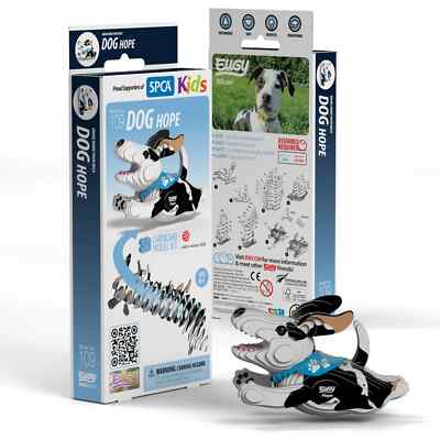 Dog Hope 3D Cardboard Model Kit Eugy New