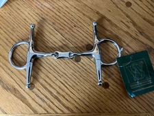 4 1/2" SMITH WORTHINGTON FULL CHEEK FRENCH MOUTH SNAFFLE