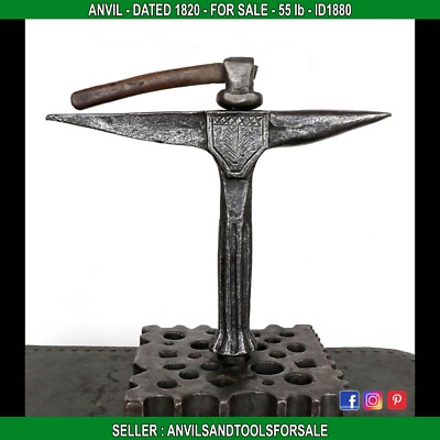 ANVIL - DATED 1820 - 55 lb - ID1880