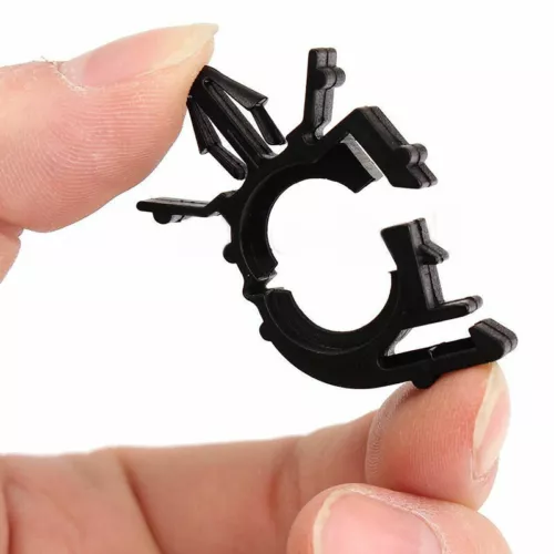 Car Body Wiring Harness Fastener Wire Loom Routing Clips Retainer w/Cable Ties. - Bild 5 von 9