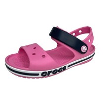 Crocs Bayaband Toddler Girls Open Toe Sandals Size 10 Pink Water Friendly Shoes