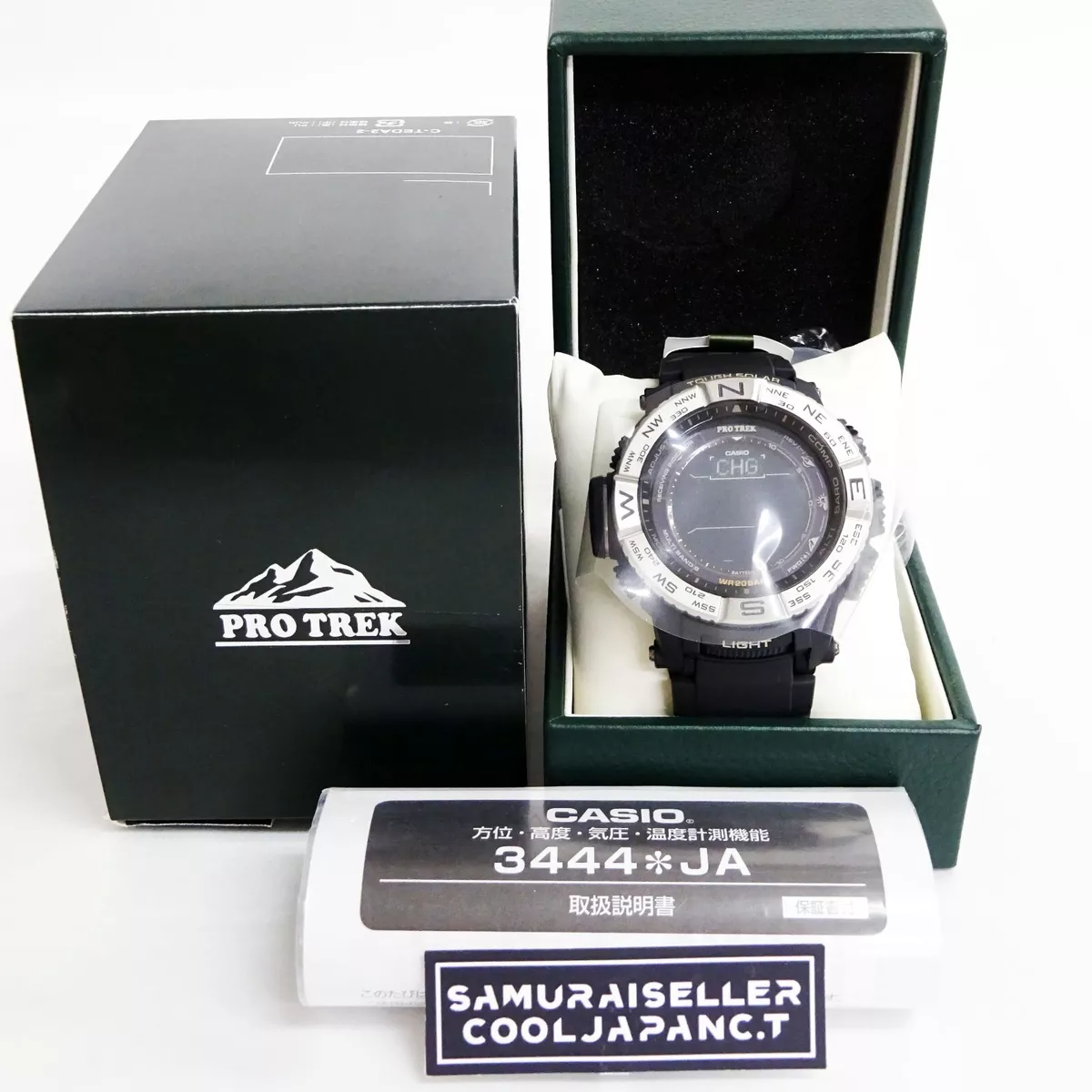 Casio Pro Trek PRW-3510-1JF Triple Sensor Ver.3 Multiband 6 Solar