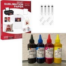 Bundle Kit - Sublimation Paper 8.5x11  Sublimation Ink for Epson Printers