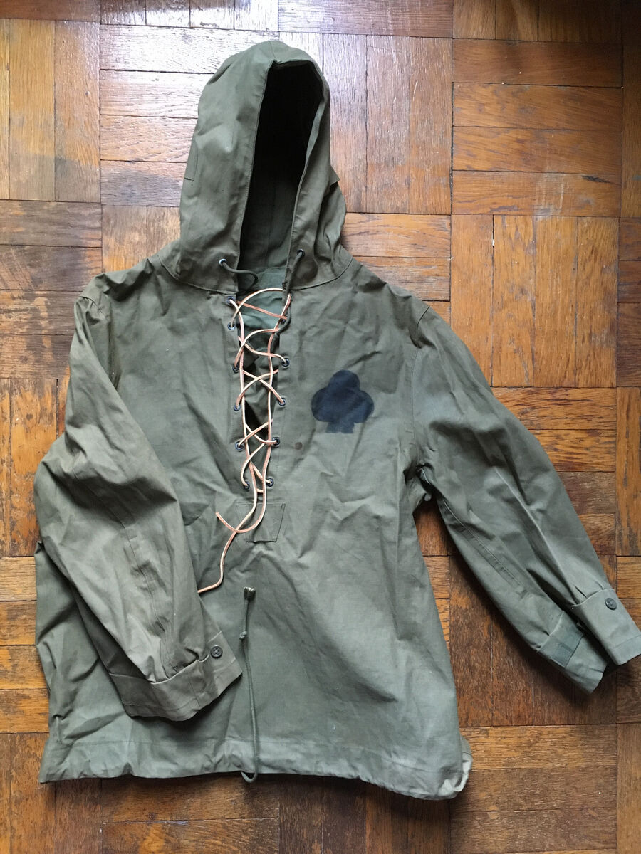 Vintage US Navy USN N-2 Waterproof Deck Smock rain jacket, s Vintage US Navy USN N-2 Waterproof Deck Smock rain jacket, s
