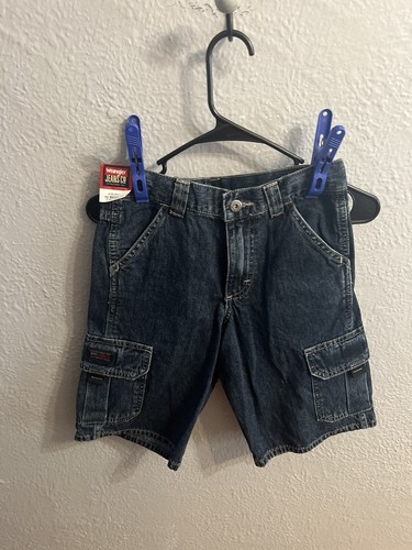 Wrangler Cargo Blue Shorts Size 10 Boys - Picture 7 of 10