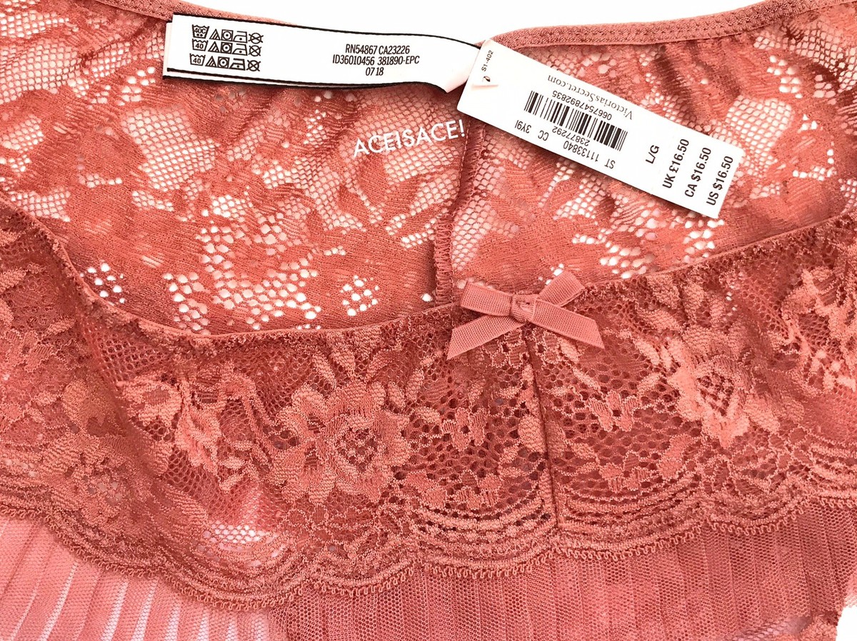 Pack De 2 Strings Dentelle Victoria's Secret Dream Angels – Style Hipster Avec Côtés Larges, Taille XL