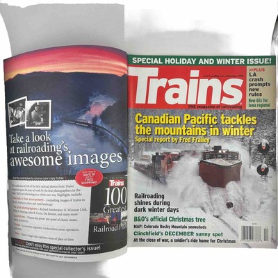 Trains Magazine Dezember 2008 Canadian Pacific Tackles the Mountains in Winter