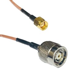 RG316 RP-SMA MALE to RP-TNC MALE RF Cable Rapid-SHIP LOT