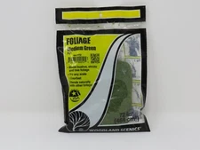 Woodland Scenics 52 Medium Green Foliage Bushes Shrubs Trees for Model Trains