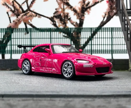 Street Weapon 1/64 Scale Honda S2000 Pink Diecast Car Model Toy Gift NIB - Bild 3 von 10