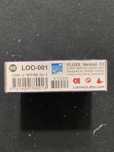 Fluxx Version 3.1 The Card Game New Sealed - Picture 2 of 2