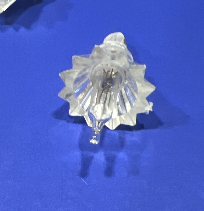 30 Vtg Christmas Tree String Light Bulb Cover Reflector Clear Plastic w