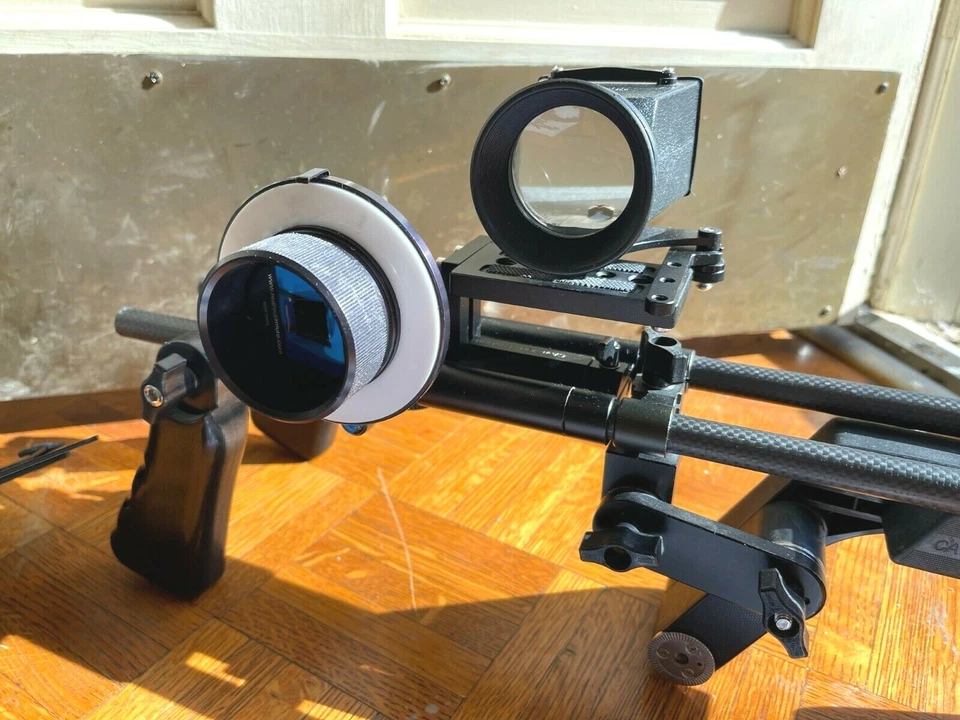 Kit de plataforma de hombro Cavision DSLR, caja mate (4"x4") conjunto de sistema de soporte, hecho en EE. UU. Foto 4 de 4