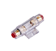 AGU Fuse Holder For Car Audio Radio Gold Plated For 4GA 8GA Power Wire