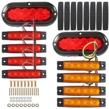LABLT Trailer Marker Tail Light Kit Rear Upgrade LED Submersible Truck Boat
