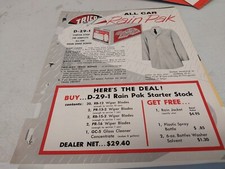 1960s TRICO , GENERAL ELECTRIC & MACS Hand Cleaner Sales Leaflets