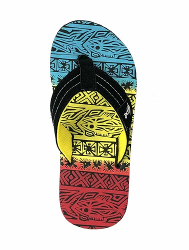 New Boys Tropical Print Bali Sandals Beach Flip Flop || 628K - Picture 2 of 42