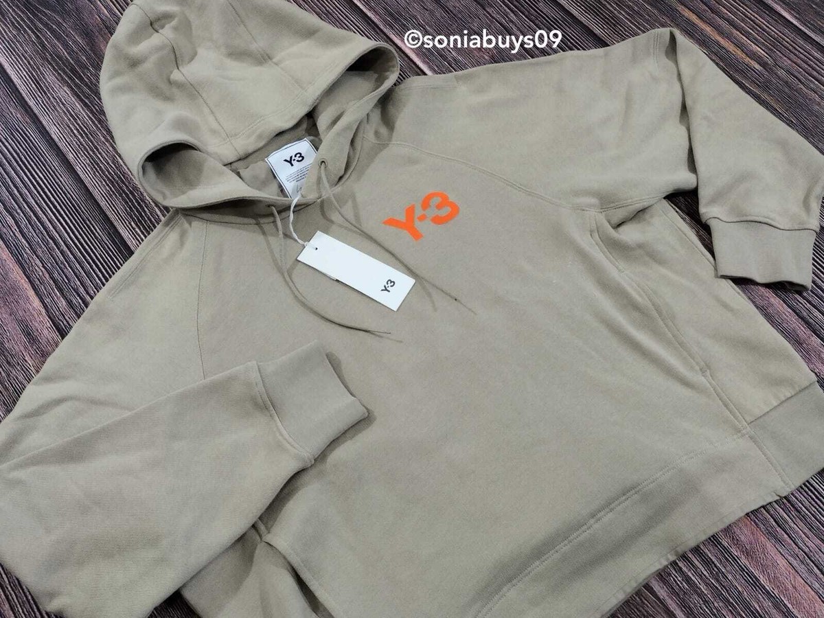 Adidas Y-3 Classic Chest Logo Relaxed Fit Hoodie, HT4728, Trace 
