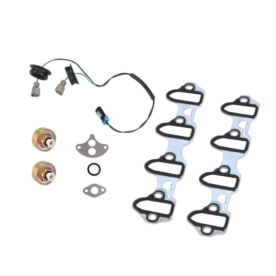 Intake Manifold Gasket Kit w/ Knock Sensor For Chevy GMC Silverado Sierra Yukon Foto 2 de 4