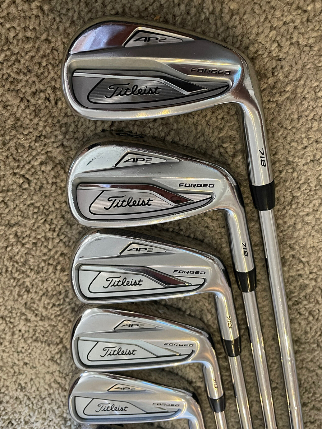 Titleist 718 AP2 iron set 49 DG X100 Tour Issue Standard eBay