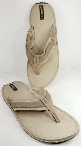 Teva Pajaro Dune Flip Flops Khaki Brown 