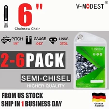 Mini Chainsaw Chain 6 inch For Mini Cordless Chainsaw Pole Saw 1/4" .043" 37DL