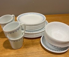Corelle Pyrex Snowflake Garland Blue Replacem...