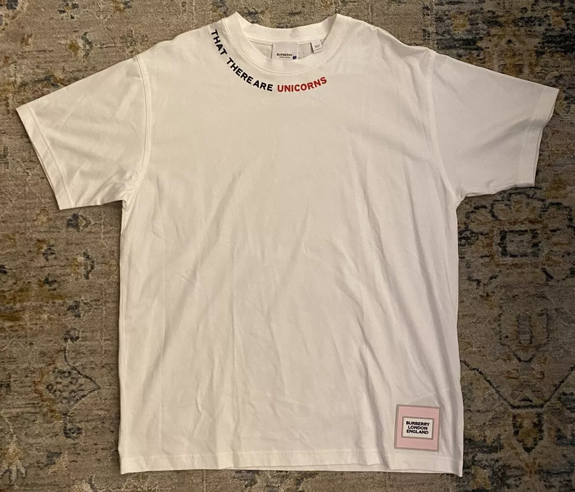 Burberry Logo Cotton T-Shirt White