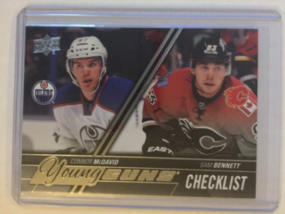 2015-16 Series One Connor McDavid Sam Bennett YoungGuns Checklist Upper Deck