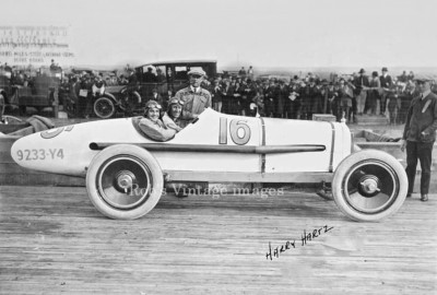 Indy car Board Track Auto Racing Photo Hartz Dusenberg Automobile 1920s ...