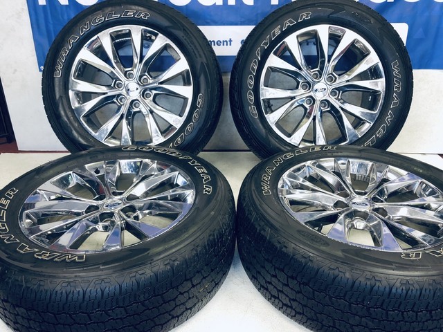 Ford F150 Factory Rims For Sale >> 20 Ford F150 F 150 King Ranch Oem Factory Rims Wheels Tires Pvd Chrome 10003 Ford F150 Factory Rims For Sale >> 20 Ford F150 F 150 King Ranch Oem Factory Rims Wheels Tires Pvd Chrome 10003