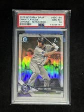 2018 Bowman Chrome 1st Refractor Grant Lavigne! PSA 10 🔥💎 BDC186