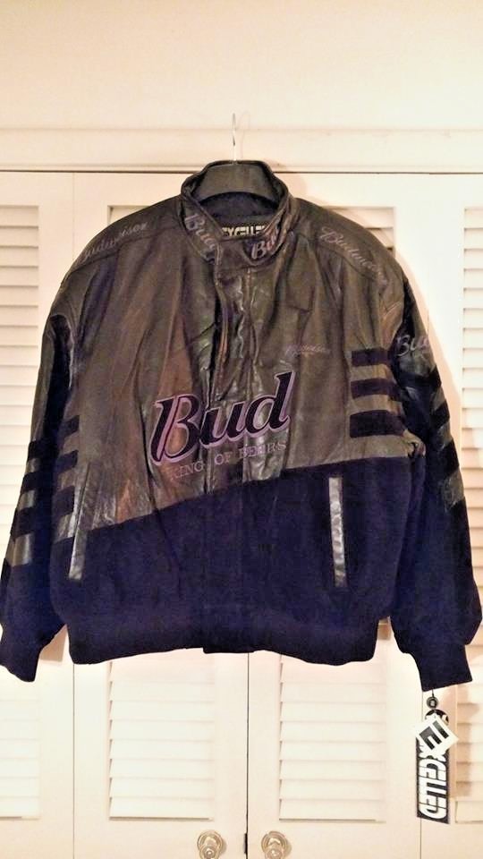レーシングジャケット　Budweiser King of Beers ジャケット NASCAR King of Beers Red Black Budweiser Racing Jacket | eBay