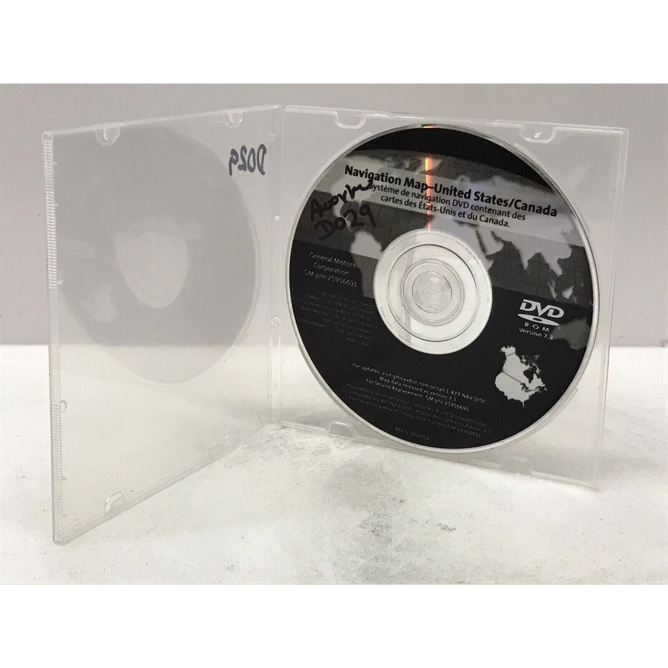 NAVIGATION SYSTEM MAP DVD USA/CANADA P/N 25956691 VERSION 7.3 "D029" - Image 3 of 4