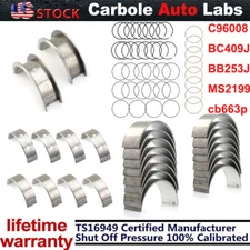 Main &Rods Bearings With Piston Rings For Chevrolet LQ9 LQ4 Gen III IV 1999-2013